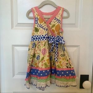 MATILDA JANE | Sleeveless Faux Wrap Dress | Size 4